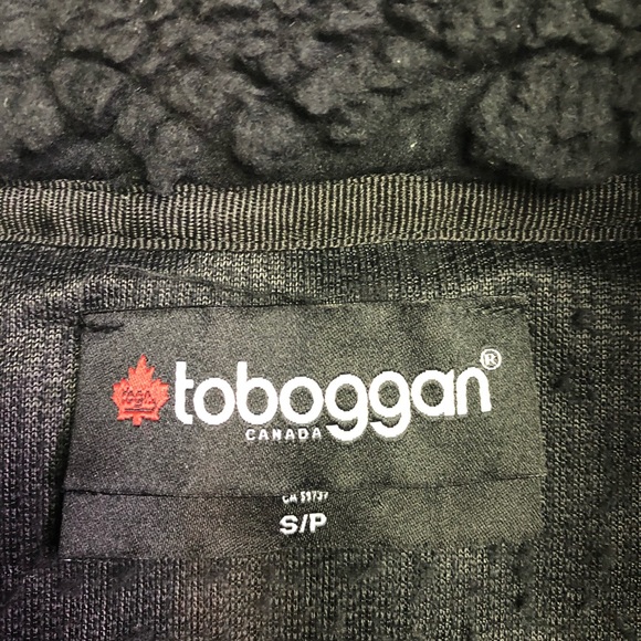 Toboggan Canada Black Fleece Sherpa Sweater Womens Small - Picture 3 of 4